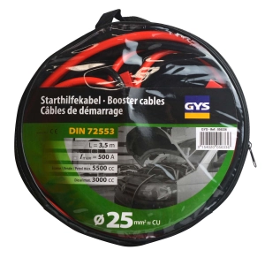 Przewody Kable Rozruchowe 500A 3,5m GYS 056336