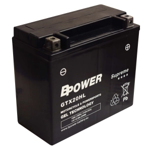 BPower Supreme GEL GTX20HL 12V 18Ah 310A / YTX20HL-BS, YTX20L-BS, YB16HL-A-CX, YB18-A, YB18L-A