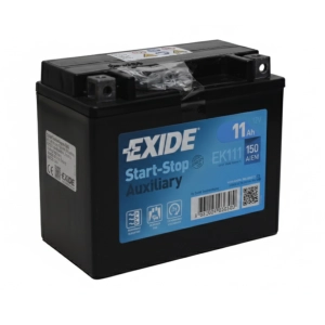 EXIDE START STOP AUXILIARY EK111 - 11Ah 150A L+ Akumulator wspomagający EK 111