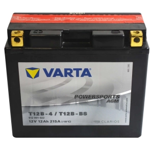 VARTA T12B-BS YT12B-4 12V 12Ah 215A L+ ET12B-BS