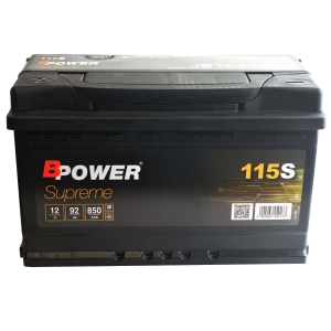 BPOWER SUPREME 115S 92Ah 850A 12V P+ W14 P42