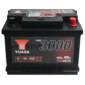 Yuasa YBX3075 12V 60Ah 550A YBX 3075