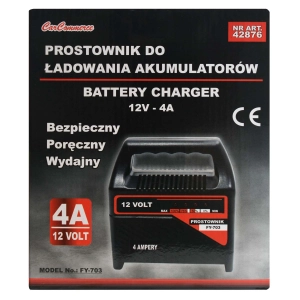 Prostownik CarCommerce FY-703A 12V 4A
