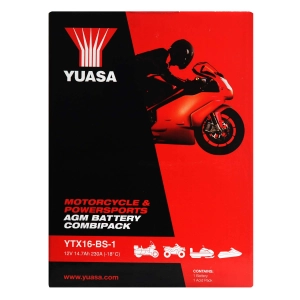 YUASA YTX16-BS-1 12V 14,7Ah 230A L+ 1