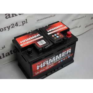 HAMMER AGM 69Ah 760A AGM START STOP