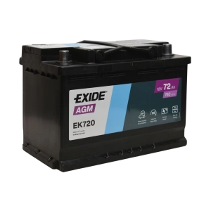 EXIDE EK720 Start-Stop AGM 12V 72Ah 760A ek 720