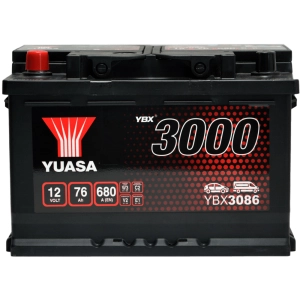 Yuasa YBX 3086 12V 76Ah 680A L+