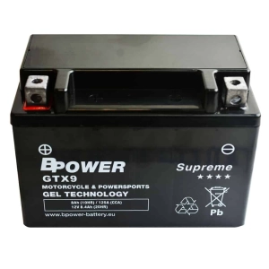 BPower Supreme GEL GTX9﻿ 12V 8Ah 125A / YTX9-BS