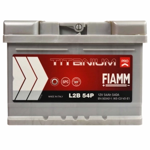 FIAMM TITANIUM PRO L2B 54P 12V 54Ah 540A P+