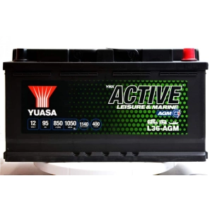 YUASA ACTIVE Leisure & Marine L36-AGM 12V 95Ah 850A
