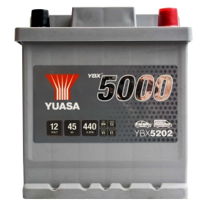 YUASA YBX5202 12V 45Ah 440A YBX 5202 P+