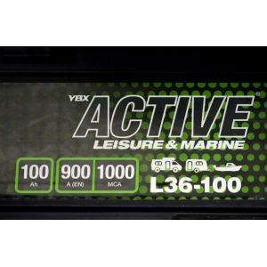 YUASA ACTIVE Leisure & Marine L36-100 12V 100Ah 900A