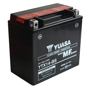 YUASA YTX14 MF (AGM) 12,6Ah 200A 12V L+ CP K4