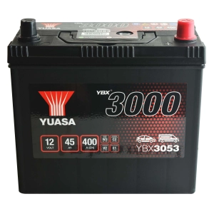 Yuasa YBX 3053 akumulator samochodowy 32B24L 32C24L,34B19L,32C24R,32B24R,34B19R,46B24R,46B24L, 55B24L,46B24L,55B24L