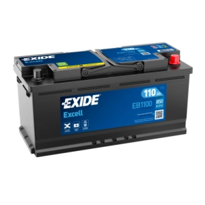 EXIDE EB1100 EXCELL 110Ah 850A P+ EB 1100