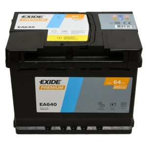 EXIDE EA640 12V 64Ah 640A