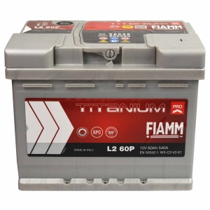 FIAMM TITANIUM PRO L2 60P 12V 60Ah 540A P+ L260P