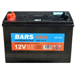 BARS TRIO 6PT80 DEEP CYCLE - 12V 95Ah Akumulator trakcyjny 6PT 80