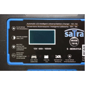 SATRA S-MORAY6A LCD 12V 6A AUTOMATYCZNA ŁADOWARKA