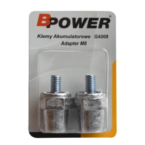 BPOWER TERMINAL SŁUPKOWY KLEM AKUMULATORÓW Z GWINTEM M8 GA008
