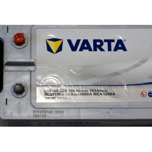 VARTA DUAL PURPOSE EFB 180Ah 1000A L+ 930180100B912 LFD180