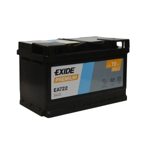 Exide Premium Carbon Boost 72Ah 720A EA722