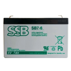 SSB SB 7-6 6V 7AH AGM