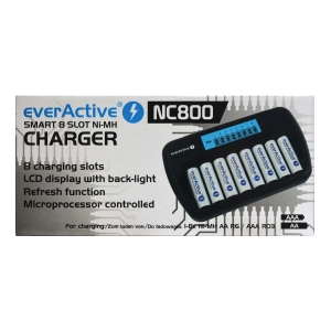 Ładowarka akumulatorków Ni-MH profesjonalna EverActive NC-800