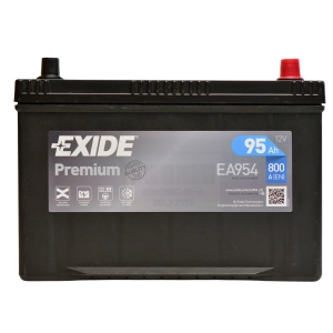 EXIDE EA954 PREMIUM 95Ah 800A 12V P+ EA 954 YBX 5335 95D31L