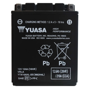 YUASA YTX14AHL-BS HPMF (AGM) 12Ah 210A 12V P+ CP