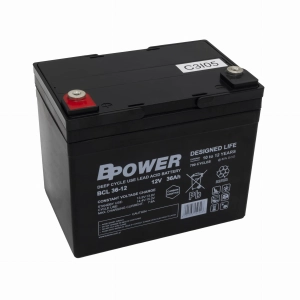 BPOWER BCL36-12 36Ah 12V M6 L+ AGM DEEP CYCLE