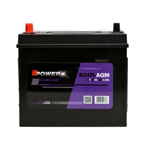 BPOWER B24R-AGM 12V 45AH 380A L+ HJ-S46B24R HYBRID JAPAN