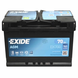 EXIDE EK700 Start-Stop AGM 12V 70Ah 760A