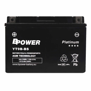 BPower Platinium AGM YT9B-BS﻿ 12V 8Ah 120A