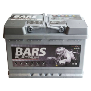 BARS PLATINUM 12V 77Ah 800A P+
