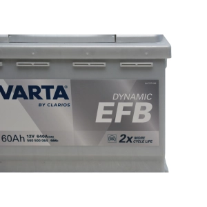 VARTA DYNAMIC EFB N60 12V 60Ah 640A START-STOP 560500064