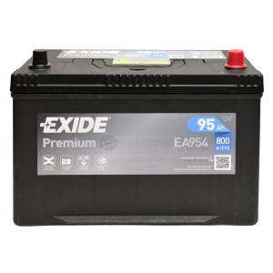 EXIDE EA954 PREMIUM 95Ah 800A 12V P+ EA 954 YBX 5335 95D31L