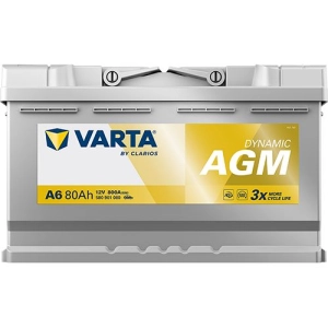 VARTA A6 12V 80Ah 800A AGM 580901080