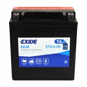 EXIDE ETX16-BS / YTX16-4 12V 14Ah 215A