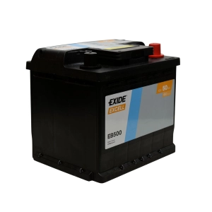 EXIDE EB500 EXCELL 50Ah 450A P+ EB 500