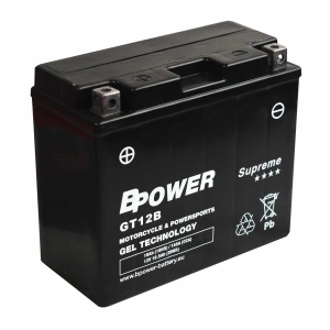 BPower Supreme GEL GT12B﻿ 12V 10Ah 185A / YT12B-BS ET12B-BS