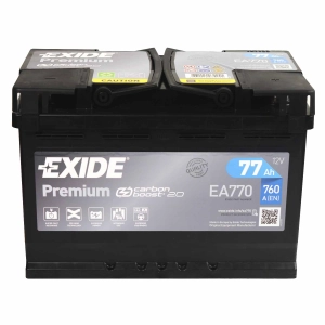Exide Premium 77Ah 760A P+ EA770
