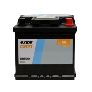 EXIDE EB500 EXCELL 50Ah 450A P+ EB 500