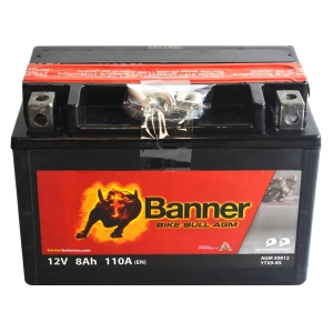 Banner Bike Bull YTX9-BS 508 12 AGM 8Ah 110A