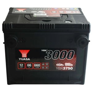 YUASA YBX3750 12V 66Ah 660A YBX 3750