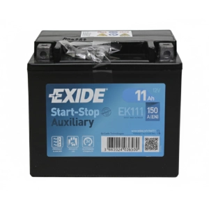 EXIDE START STOP AUXILIARY EK111 - 11Ah 150A L+ Akumulator wspomagający EK 111