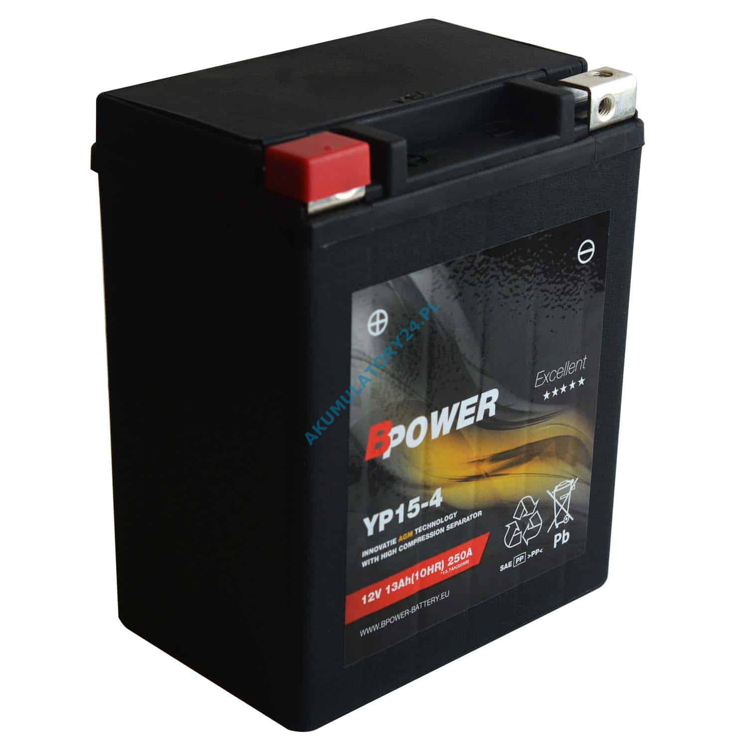 ExpertPower YB14A-A2 YTX14AH-BS Gel Battery – 12V 14Ah 300CCA – Motorcycle ATV